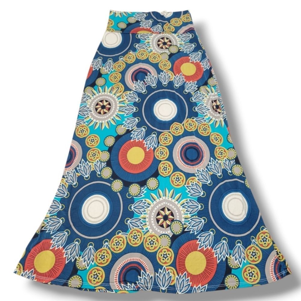 Moa Skirt Size Medium M W27"in Waist Women's Maxi Skirt Paisley Skirt Multicolor